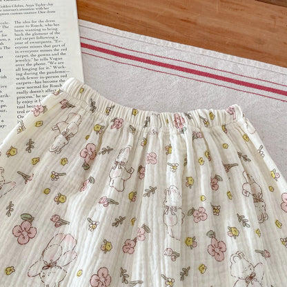 Pantalon Anti-Moustiques Enfant | Sarouel Floral Été | 18 Mois – 6 Ans