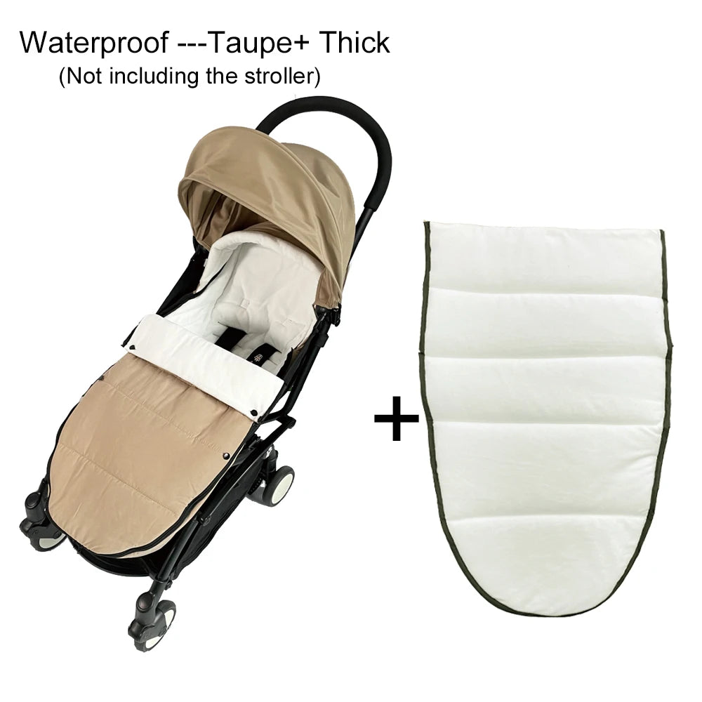 Chancelière Poussette Universelle | Compatible YOYO, Cybex & Babyzen | Hiver Imperméable