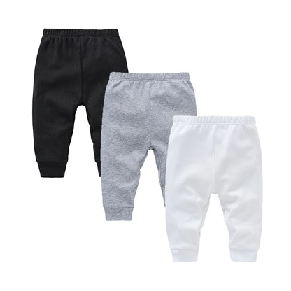 Pantalon Bébé 100% Coton | Couleur Unie | Legging Nouveau-Né | 0-24 Mois