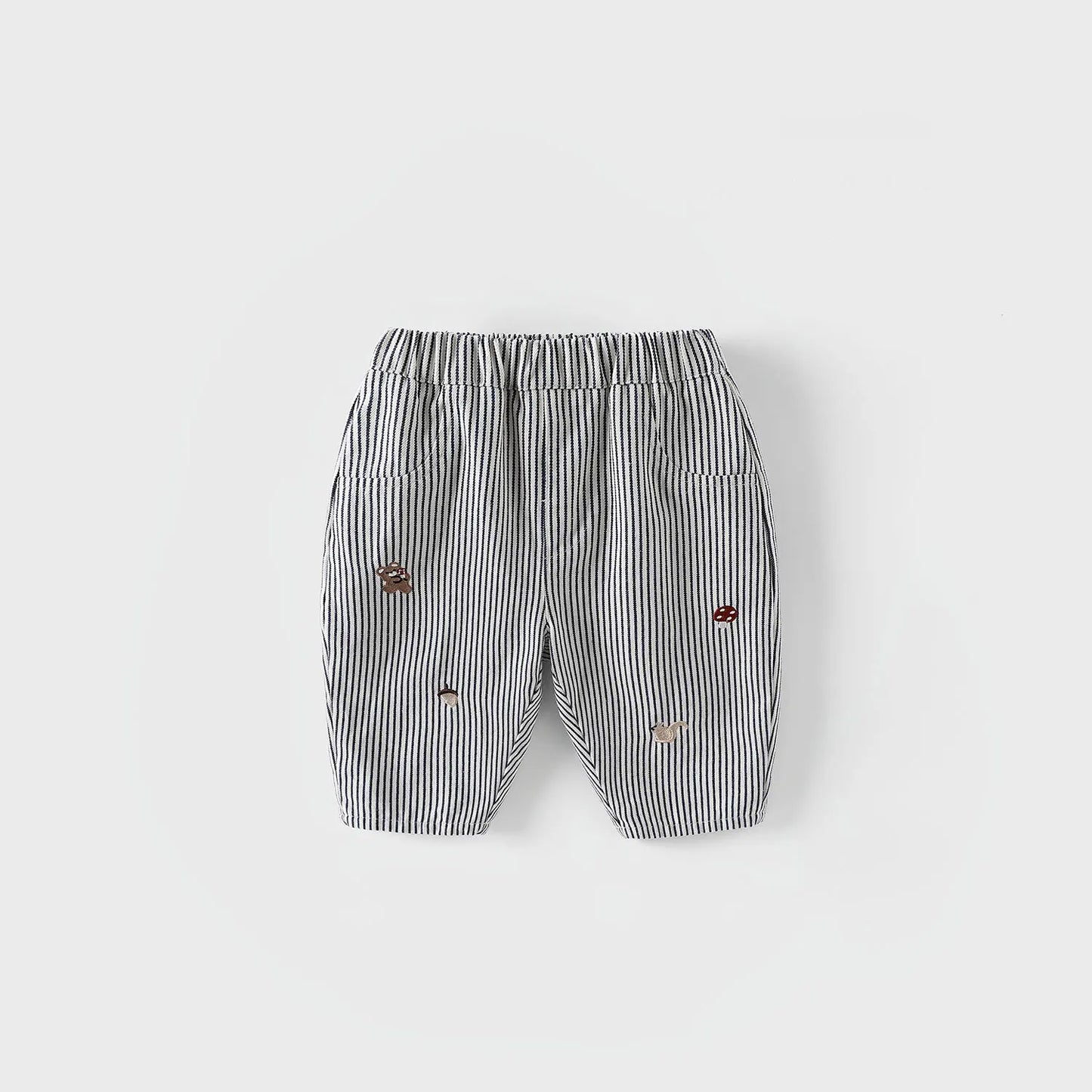 Pantalon Bébé Garçon | Jean Rayé Ample | Sarouel Coton | 1 Mois – 7 Ans
