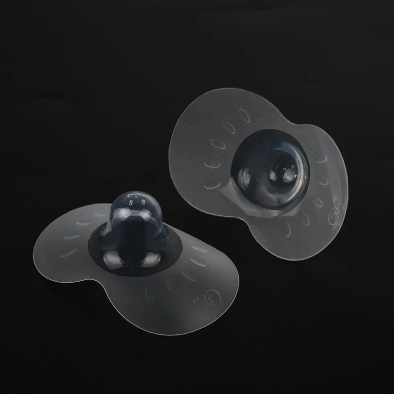 Protège-mamelons silicone allaitement – Lot de 2, doux & sécurisés, tailles S/M/L