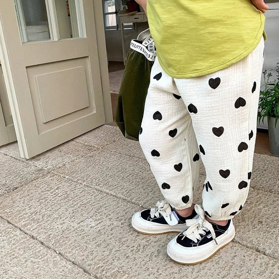 Sarouel Bébé Imprimé | Fille & Garçon | Pantalon Ample Été | 0-3 Ans