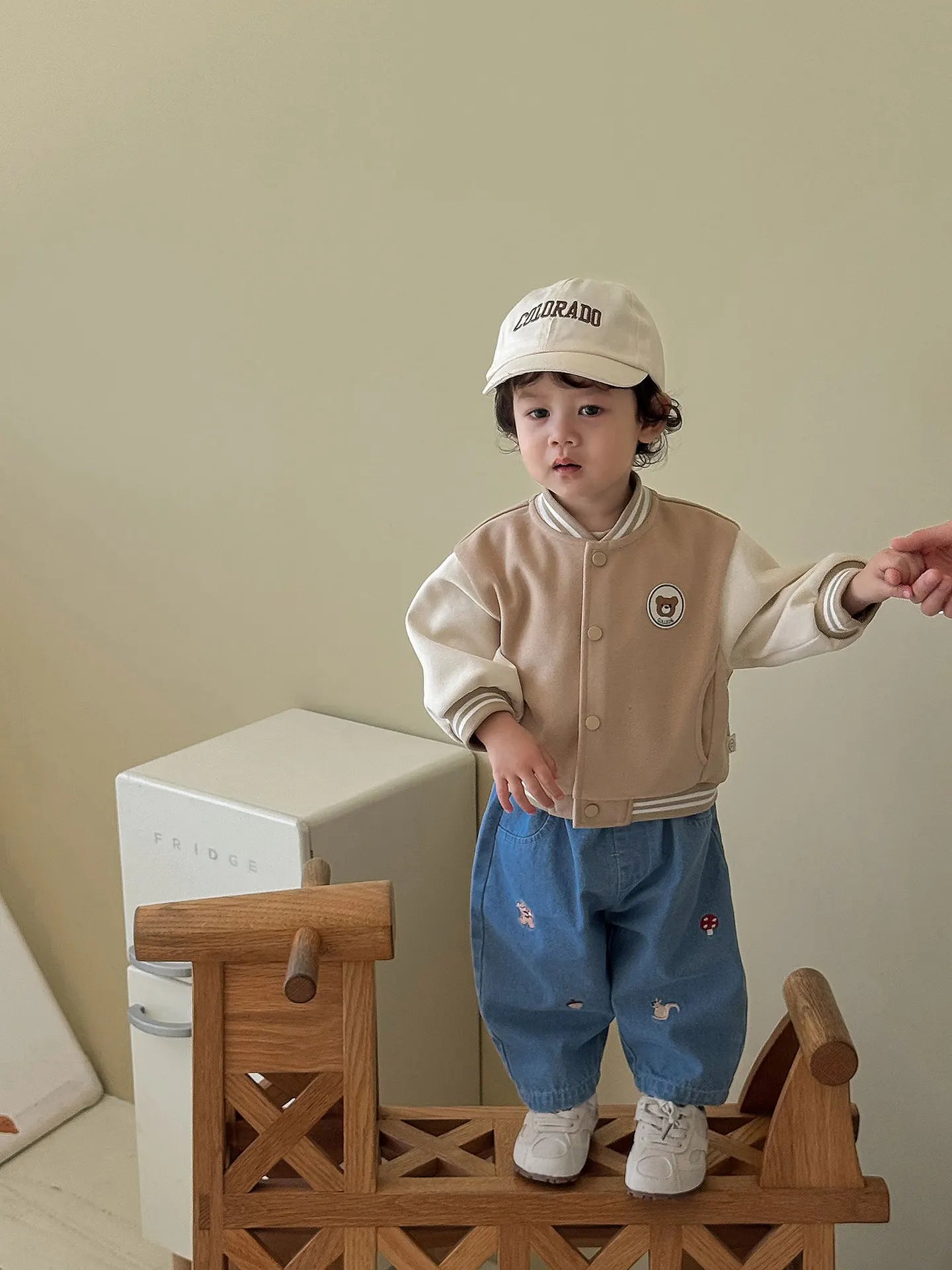 Pantalon Bébé Garçon | Jean Rayé Ample | Sarouel Coton | 1 Mois – 7 Ans