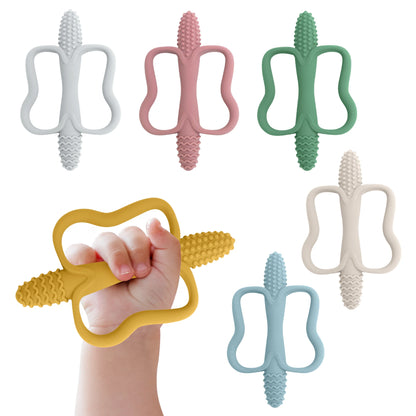 Anneau de Dentition Bébé | Silicone Alimentaire | 0-12 Mois