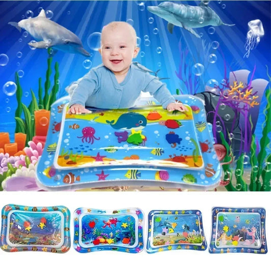 Tapis d'eau bébé – Coussin gonflable sensoriel et éducatif – 66×50 cm