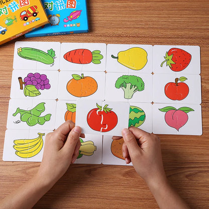 Cartes Montessori Bébé | Cartes Contrastées & Éveil | Puzzle Éducatif 0-3 Ans