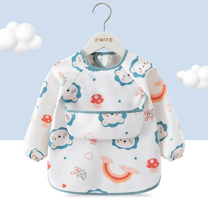 Tablier smock impérméable enfant manches longues – Poche avant, léger été