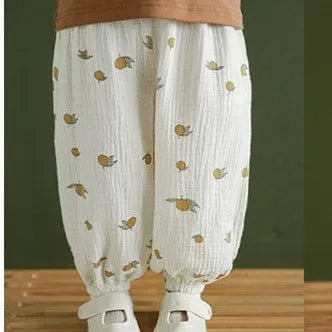 Sarouel Bébé Imprimé | Fille & Garçon | Pantalon Ample Été | 0-3 Ans