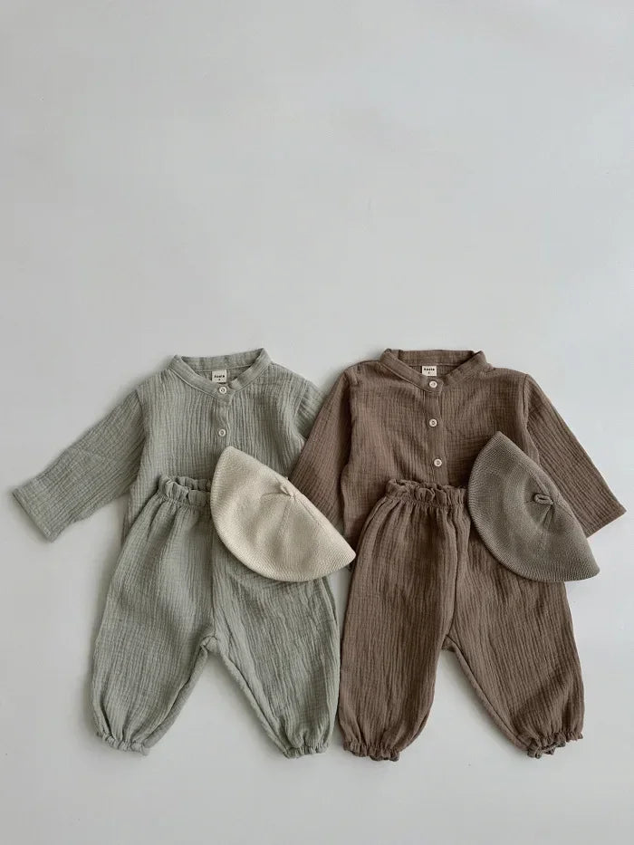 Pantalon Bébé Coton Doux | Imprimé Mignon | Mousseline | 3 Mois – 3 Ans