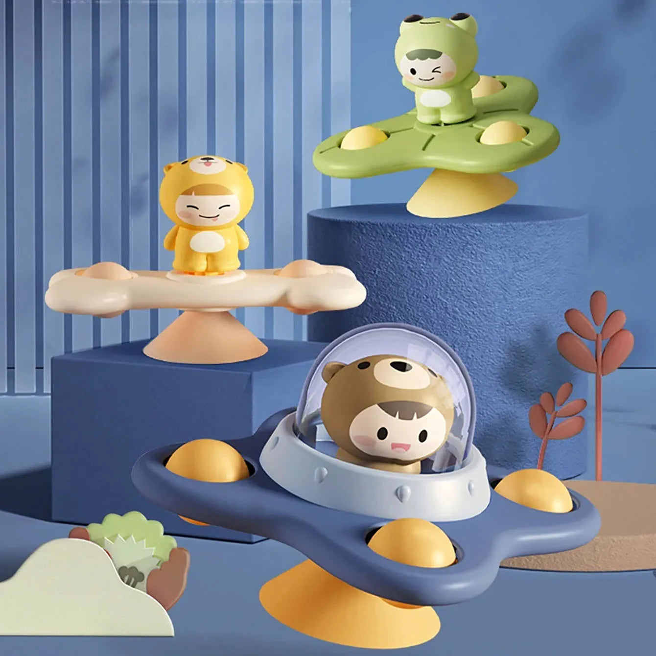 Jouet Ventouse Bébé | Table Sensorielle Montessori | Chaise Haute & Bain 0-3 Ans