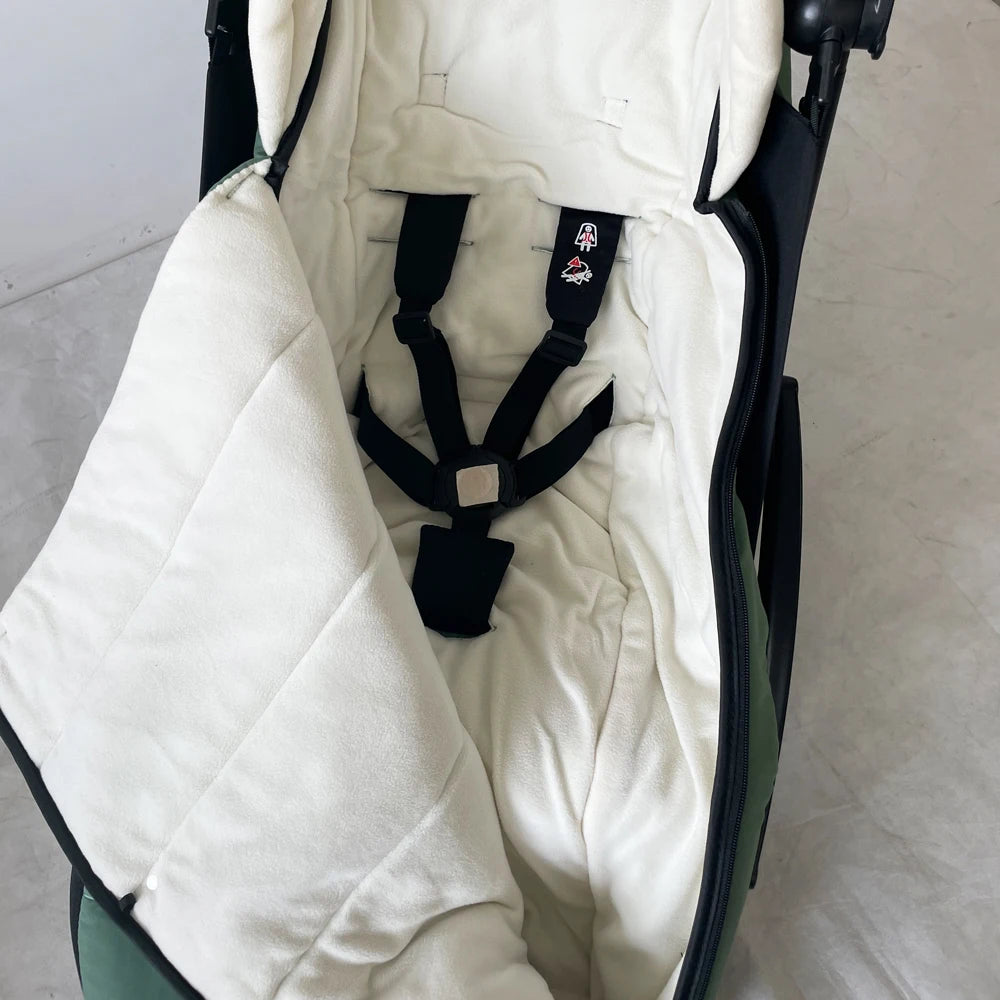 Chancelière Poussette Universelle | Compatible YOYO, Cybex & Babyzen | Hiver Imperméable