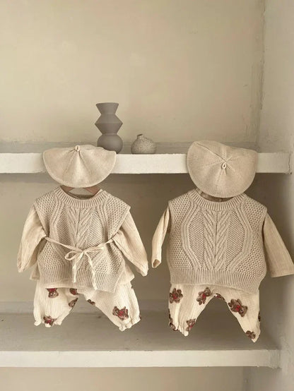 Pantalon Bébé Coton Doux | Imprimé Mignon | Mousseline | 3 Mois – 3 Ans