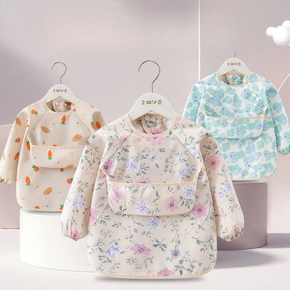 Tablier smock impérméable enfant manches longues – Poche avant, léger été