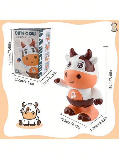 Peluche Vache Dansante Bébé | Qui Danse et Chante | Jouet Musical Interactif