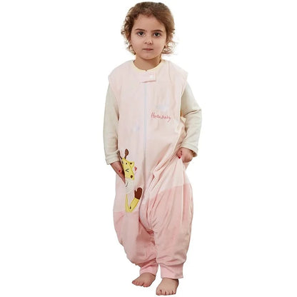 Gigoteuse avec pieds enfant – Sans manches, motifs dessin animé, 1-6 ans