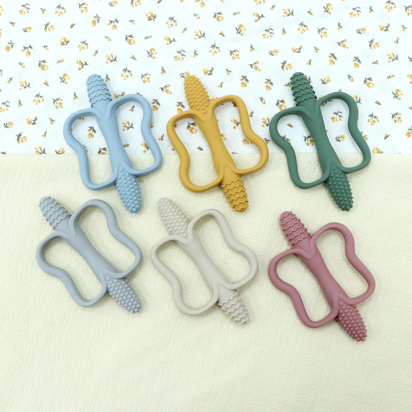 Anneau de Dentition Bébé | Silicone Alimentaire | 0-12 Mois
