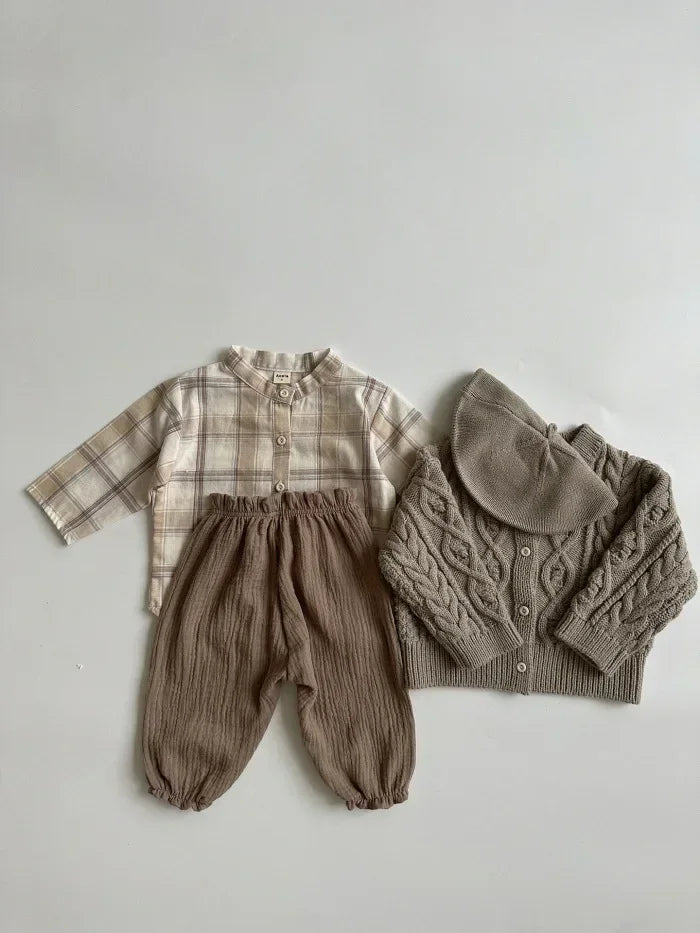 Pantalon Bébé Coton Doux | Imprimé Mignon | Mousseline | 3 Mois – 3 Ans