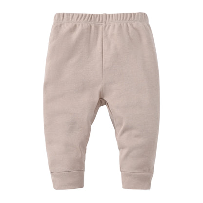Pantalon Bébé 100% Coton | Couleur Unie | Legging Nouveau-Né | 0-24 Mois