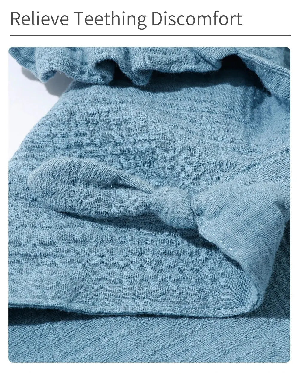 Doudou Mousseline Bébé | Couverture Apaisante Coton | Nouveau-Né 4 Saisons
