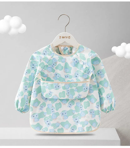 Tablier smock impérméable enfant manches longues – Poche avant, léger été