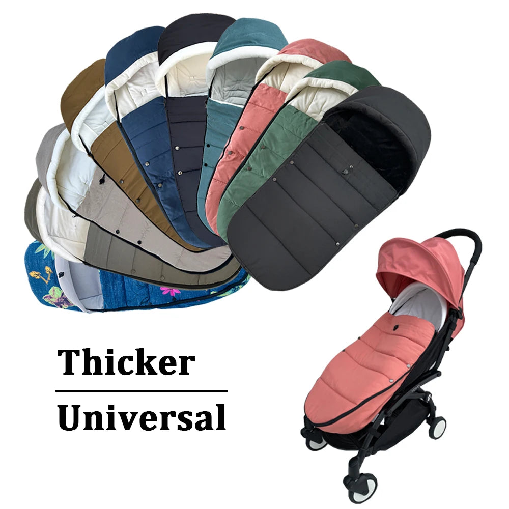 Chancelière Poussette Universelle | Compatible YOYO, Cybex & Babyzen | Hiver Imperméable