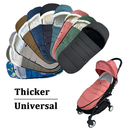 Chancelière Poussette Universelle | Compatible YOYO, Cybex & Babyzen | Hiver Imperméable