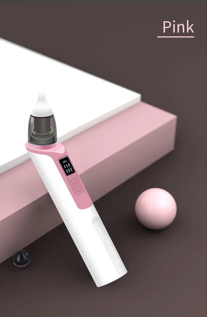 Mouche bébé électrique rechargeable 2026 – Silencieux, anti-congestion, 9 niveaux d'aspiration