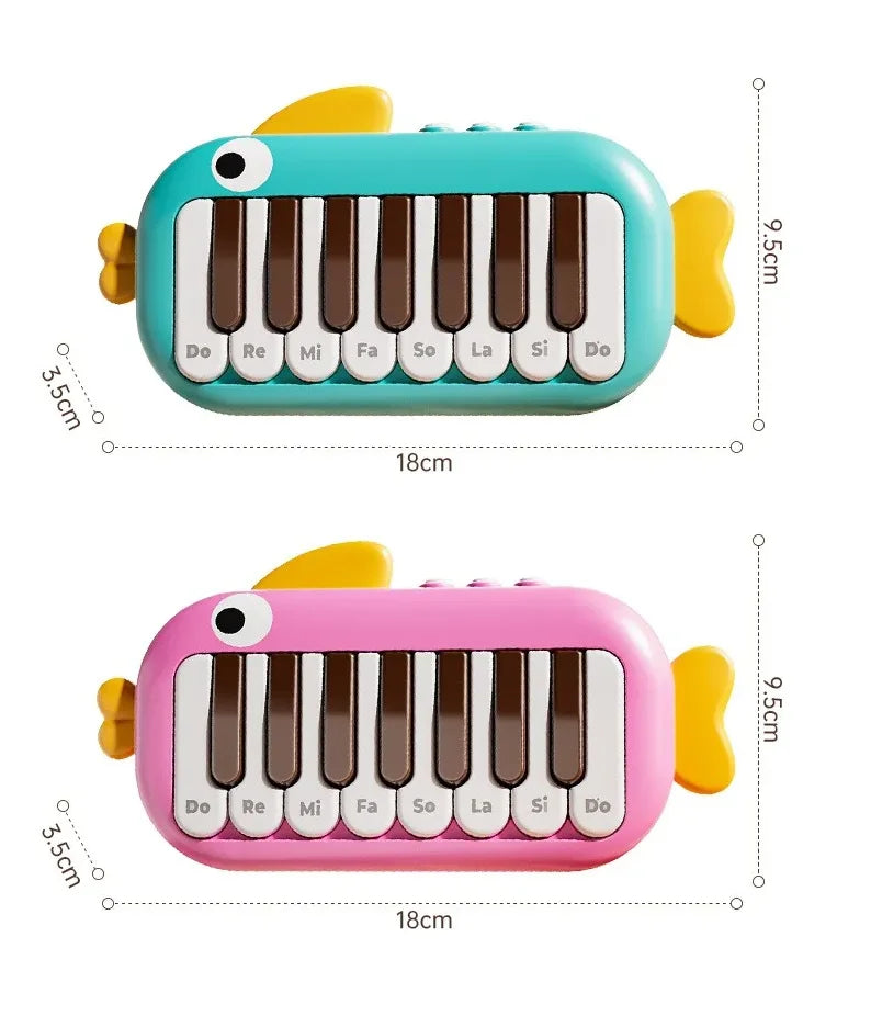 Piano de Poche Électronique Montessori | Clavier Musical Bébé & Enfant | Instrument Éveil 0-6 Ans