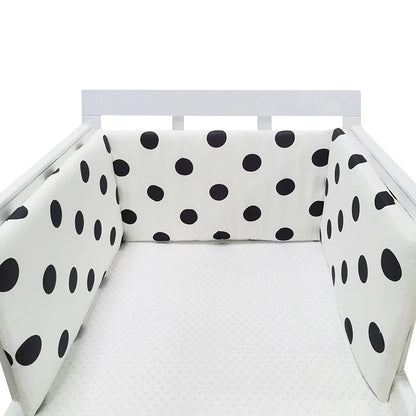 Tour de Lit Bébé Coton | Pare-Choc Respirant 200cm | 24 Couleurs | 0-36 mois