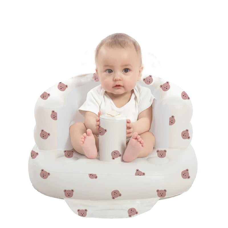 Siège Gonflable Bébé 3-36 Mois | Canapé Enfant Pompe Intégrée