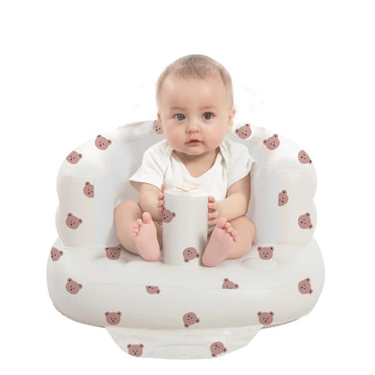 Siège Gonflable Bébé 3-36 Mois | Canapé Enfant Pompe Intégrée