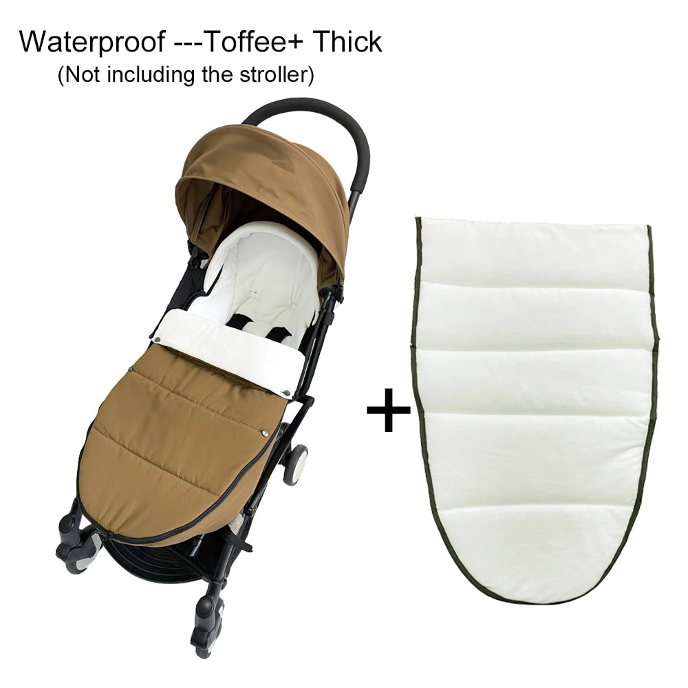 Chancelière Poussette Universelle | Compatible YOYO, Cybex & Babyzen | Hiver Imperméable