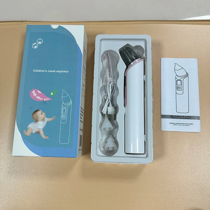 Mouche bébé électrique rechargeable 2026 – Silencieux, anti-congestion, 9 niveaux d'aspiration