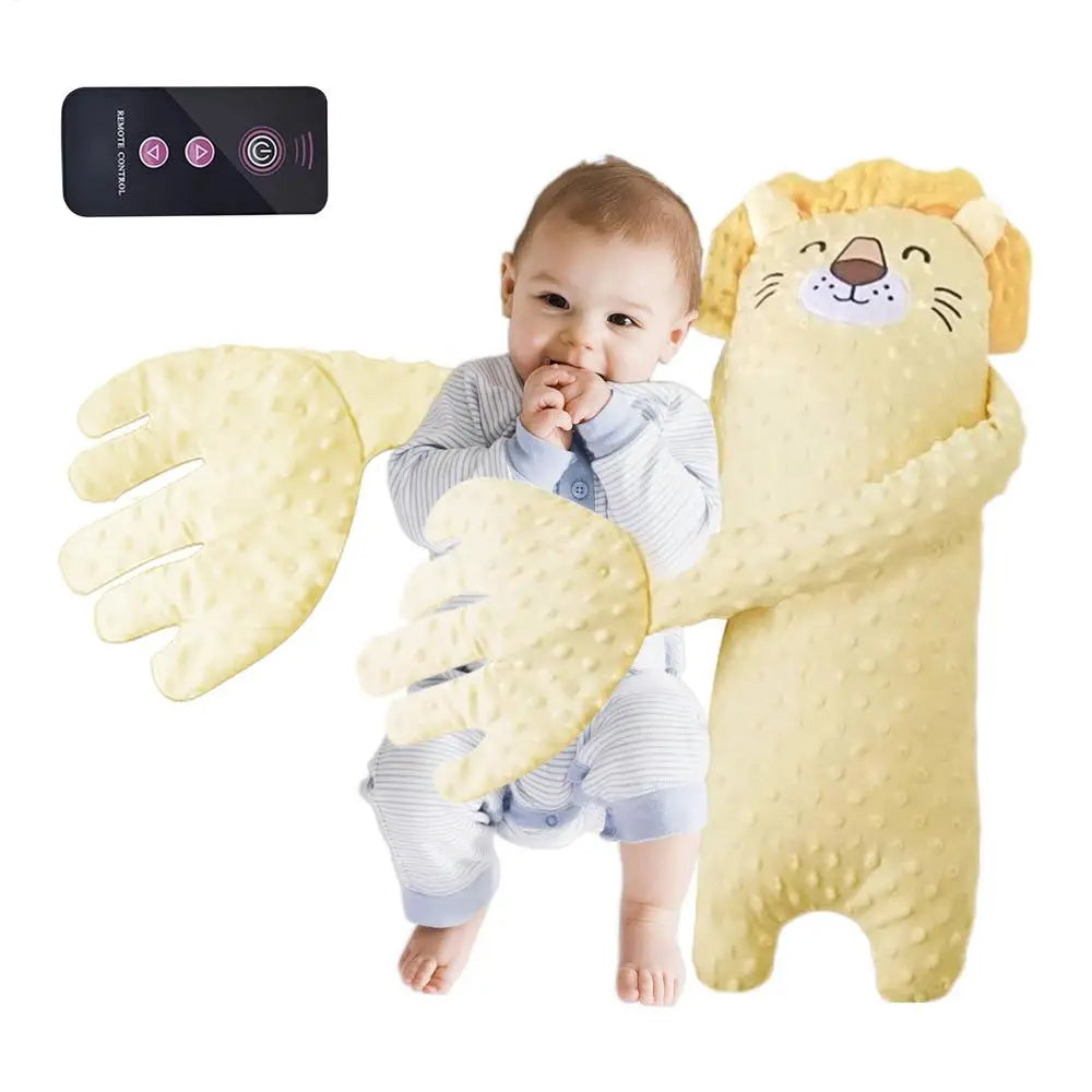 Peluche Apaisante Bébé Qui Respire | Ourson Aide Sommeil Télécommande