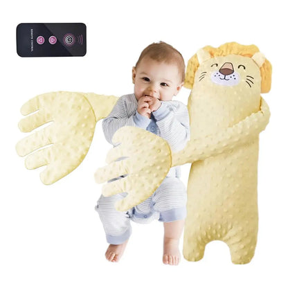 Peluche Apaisante Bébé Qui Respire | Ourson Aide Sommeil Télécommande