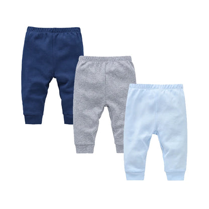Pantalon Bébé 100% Coton | Couleur Unie | Legging Nouveau-Né | 0-24 Mois