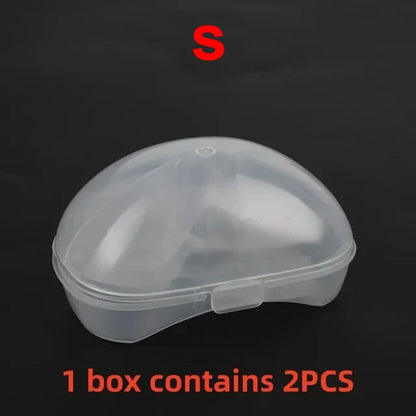 Protège-mamelons silicone allaitement – Lot de 2, doux & sécurisés, tailles S/M/L