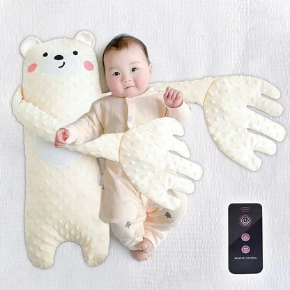 Peluche Apaisante Bébé Qui Respire | Ourson Aide Sommeil Télécommande