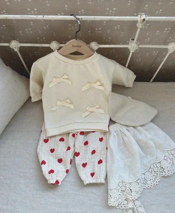 Pantalon Bébé Coton Doux | Imprimé Mignon | Mousseline | 3 Mois – 3 Ans
