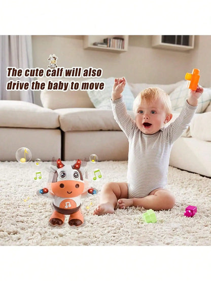 Peluche Vache Dansante Bébé | Qui Danse et Chante | Jouet Musical Interactif