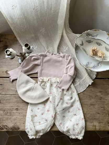 Pantalon Bébé Coton Doux | Imprimé Mignon | Mousseline | 3 Mois – 3 Ans