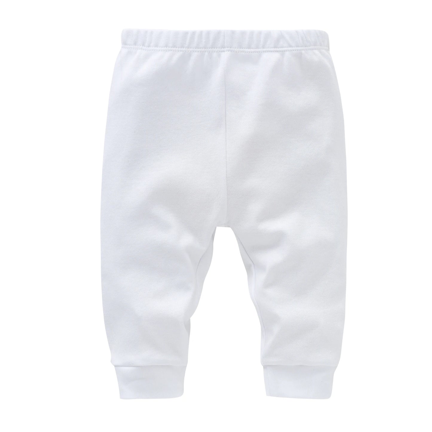 Pantalon Bébé 100% Coton | Couleur Unie | Legging Nouveau-Né | 0-24 Mois