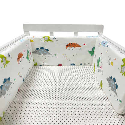 Tour de Lit Bébé Coton | Pare-Choc Respirant 200cm | 24 Couleurs | 0-36 mois