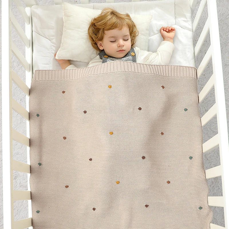 Couverture Bébé Naissance Coton | Lange Mousseline Emmaillotage | 90x70cm | Garçon & Fille