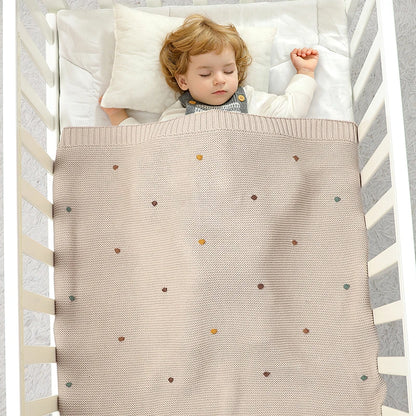 Couverture Bébé Naissance Coton | Lange Mousseline Emmaillotage | 90x70cm | Garçon & Fille