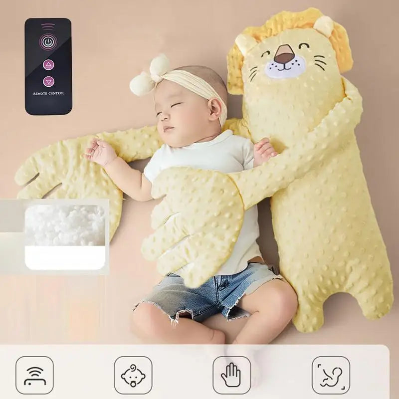 Peluche Apaisante Bébé Qui Respire | Ourson Aide Sommeil Télécommande