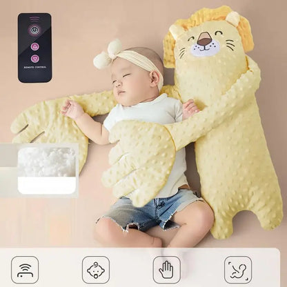 Peluche Apaisante Bébé Qui Respire | Ourson Aide Sommeil Télécommande