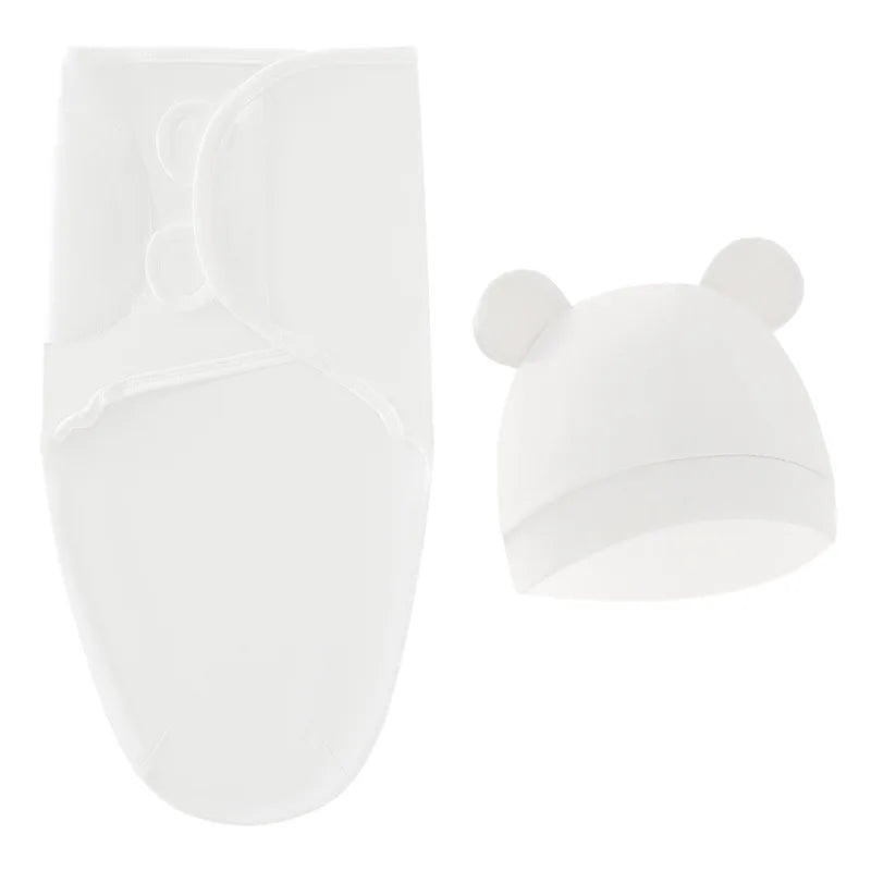 Sac de couchage cocon nouveau-né 100% coton – Anti-sursaut & emmaillotage doux