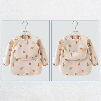 Tablier smock impérméable enfant manches longues – Poche avant, léger été