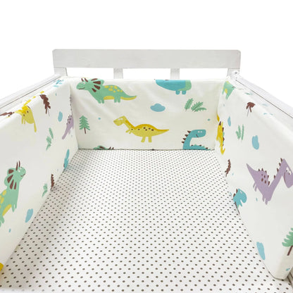 Tour de Lit Bébé Coton | Pare-Choc Respirant 200cm | 24 Couleurs | 0-36 mois